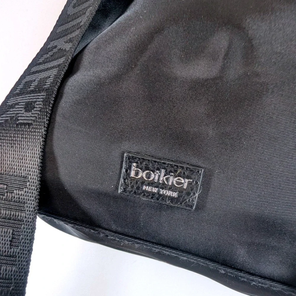 Botkier New York‎ Black Faux Leather Nylon Convertible Trigger Backpack Purse